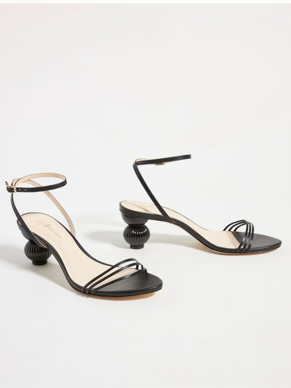 Guilhermina sculptural heeled sandals